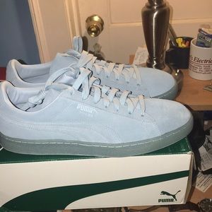 Powder blue pumas